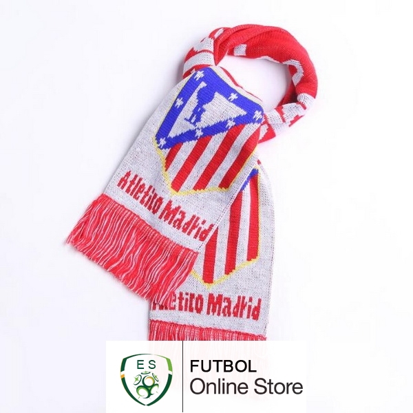 Bufanda Futbol Atlético de Madrid Tejidas Rojo Bufanda Futbol Atlético de Madrid Tejidas Rojo