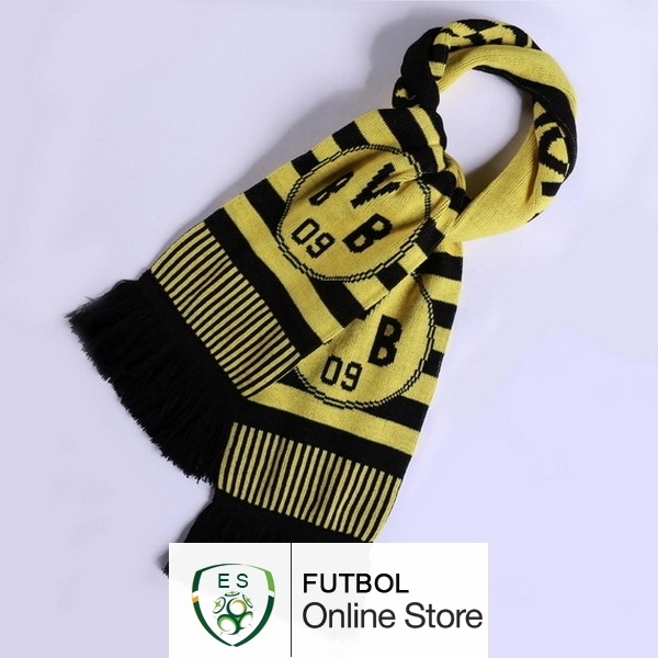 Bufanda Futbol Borussia Dortmund Tejidas Negro Amarillo Bufanda Futbol Borussia Dortmund Tejidas Negro Amarillo