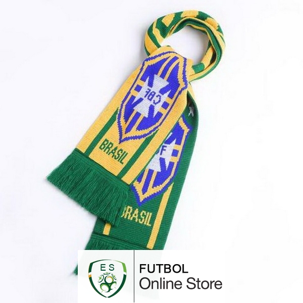 Bufanda Futbol Brasil Tejidas Verde Bufanda Futbol Brasil Tejidas Verde