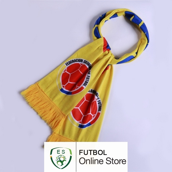 Bufanda Futbol Colombia Tejidas Amarillo Bufanda Futbol Colombia Tejidas Amarillo