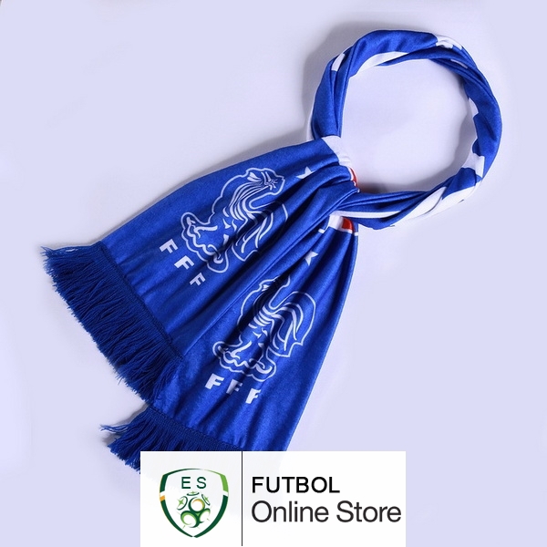 Bufanda Futbol Francia Tejidas Azul Bufanda Futbol Francia Tejidas Azul