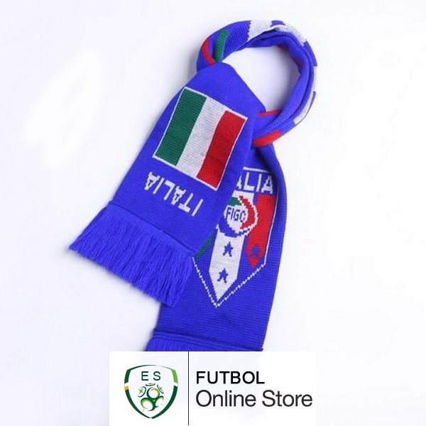 Bufanda Futbol Italia Tejidas Azul Bufanda Futbol Italia Tejidas Azul