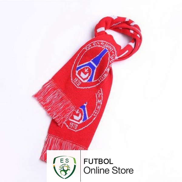 Bufanda Futbol Paris Saint Germain Tejidas Rojo Bufanda Futbol Paris Saint Germain Tejidas Rojo