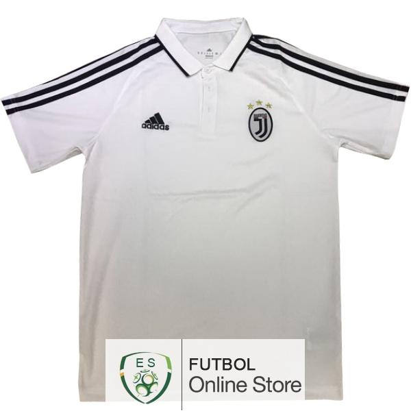 Polo Juventus Blanco Negro 2017/2018 Polo Juventus Blanco Negro 2017/2018