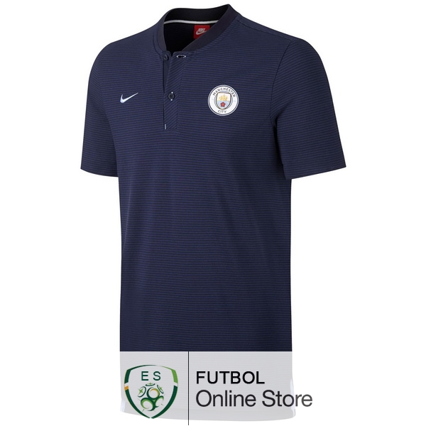 Polo Manchester City Azul Marino 2017/2018 Polo Manchester City Azul Marino 2017/2018