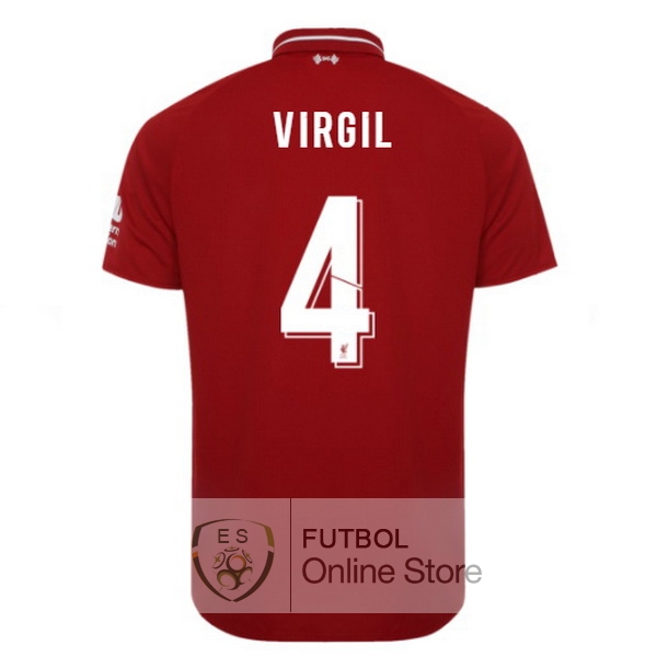 Camiseta Virgil Liverpool 18/2019 Primera