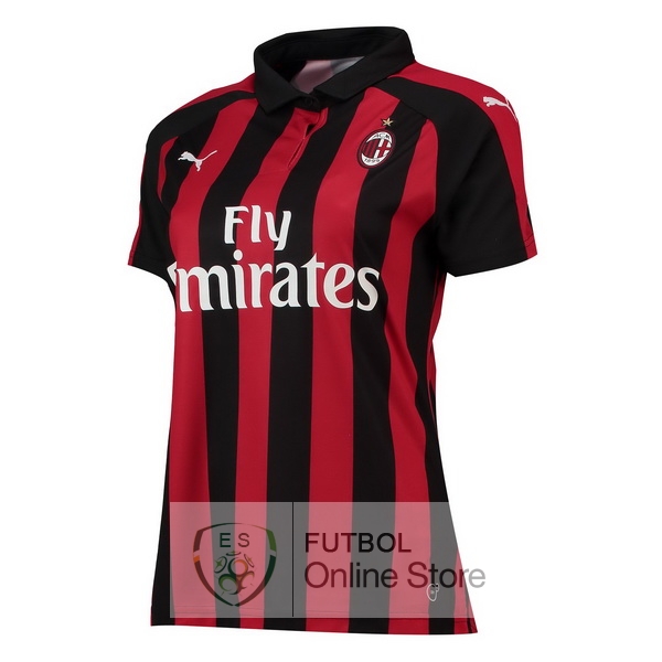 Camiseta AC Milan Mujer 18/2019 Primera