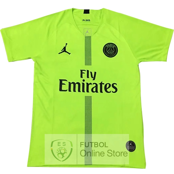 JORDAN Camiseta Paris Saint Germain 18/2019 Portero Verde