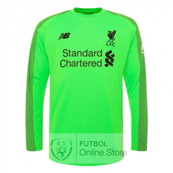 Camiseta Liverpool 18/2019 Manga Larga Portero Segunda