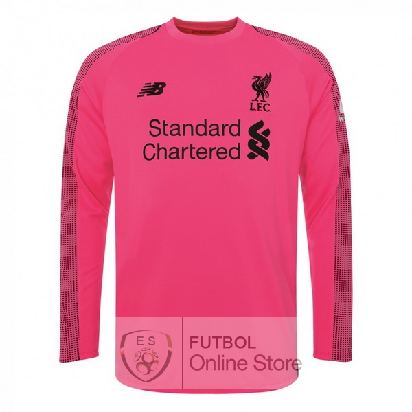 Camiseta Liverpool 18/2019 Manga Larga Portero Tercera
