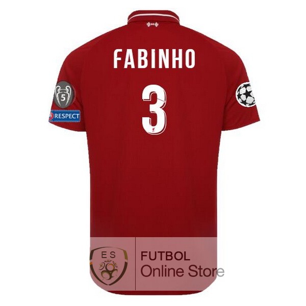 Camiseta Fabinho Liverpool 18/2019 Primera