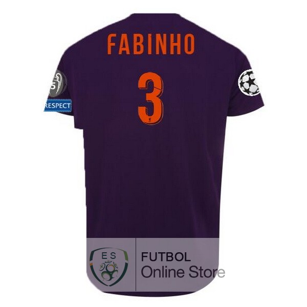 Camiseta Fabinho Liverpool 18/2019 Segunda