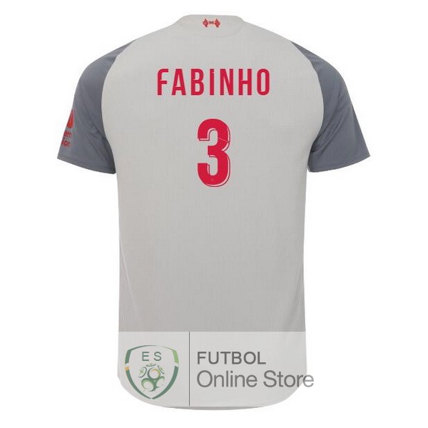 Camiseta Fabinho Liverpool 18/2019 Tercera