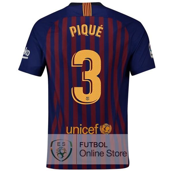 Camiseta Pique Barcelona 18/2019 Primera
