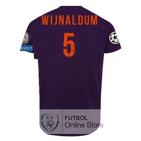 Camiseta Wijnaldum Liverpool 18/2019 Segunda