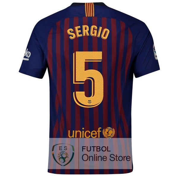 Camiseta Sergio Barcelona 18/2019 Primera