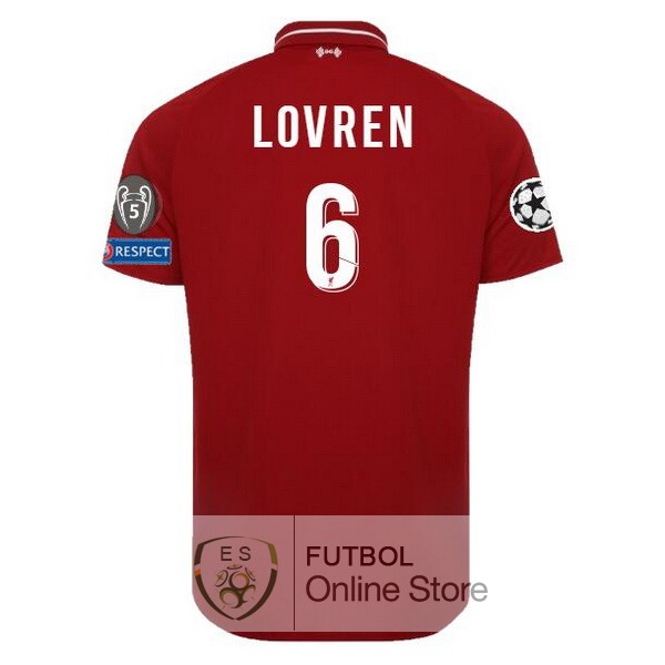 Camiseta Lovren Liverpool 18/2019 Primera