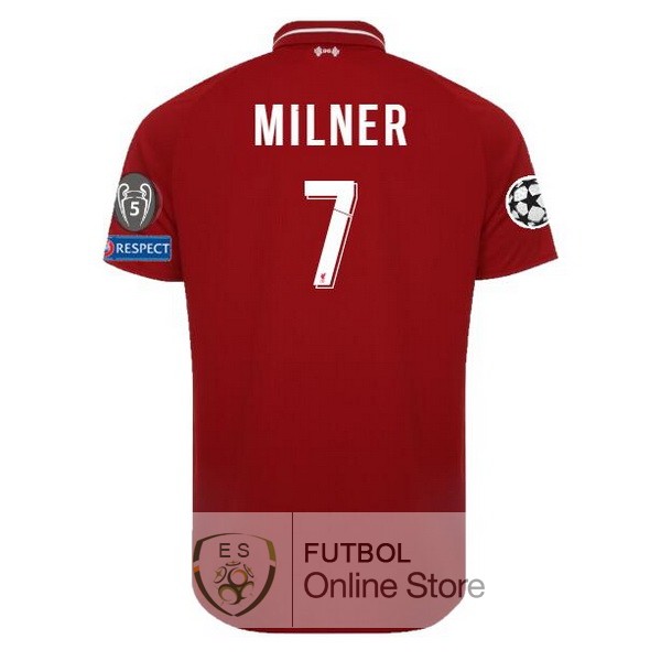 Camiseta Milner Liverpool 18/2019 Primera
