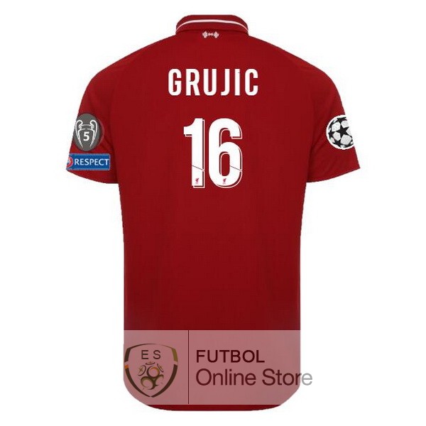 Camiseta Grujic Liverpool 18/2019 Primera