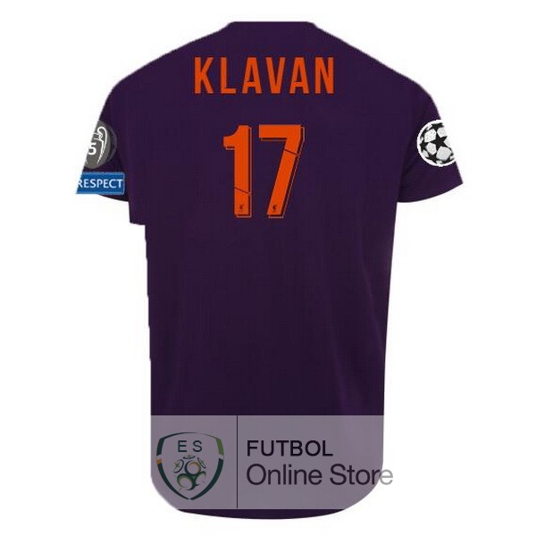 Camiseta Klavan Liverpool 18/2019 Segunda
