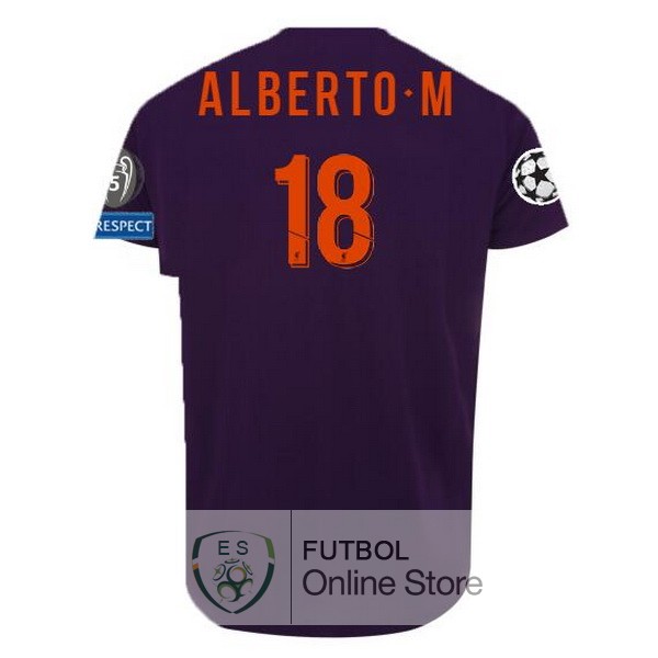 Camiseta Alberto.M Liverpool 18/2019 Segunda