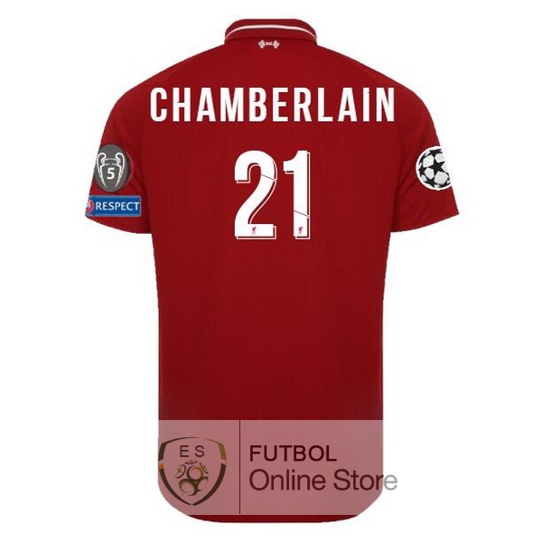 Camiseta Chamberlain Liverpool 18/2019 Primera