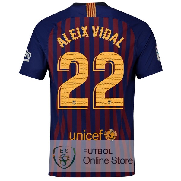 Camiseta Aleix Vidal Barcelona 18/2019 Primera