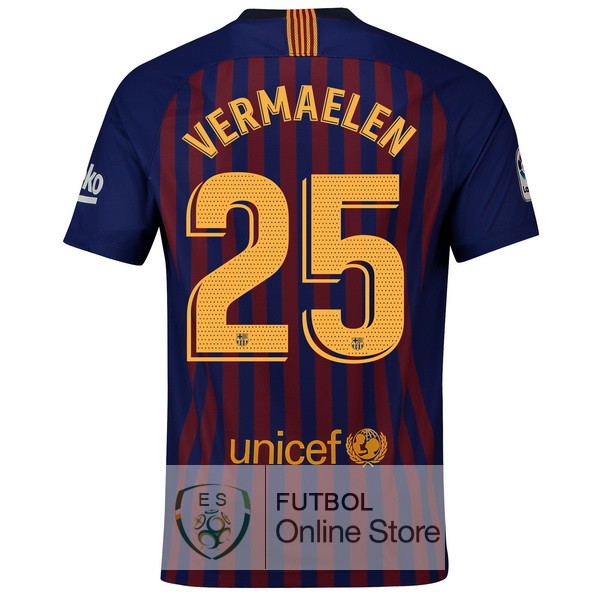 Camiseta Vermaelen Barcelona 18/2019 Primera