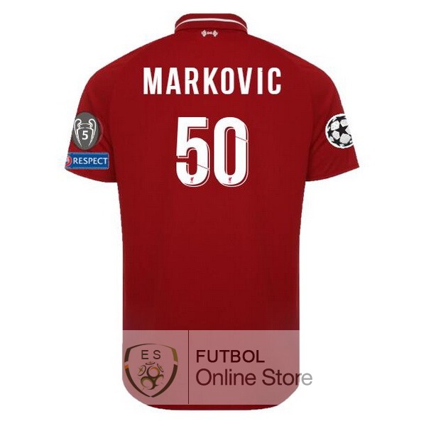 Camiseta Markovic Liverpool 18/2019 Primera