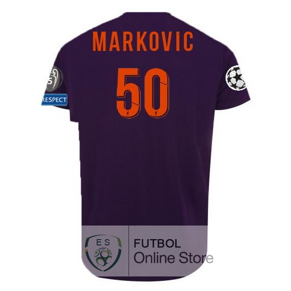 Camiseta Markovic Liverpool 18/2019 Segunda