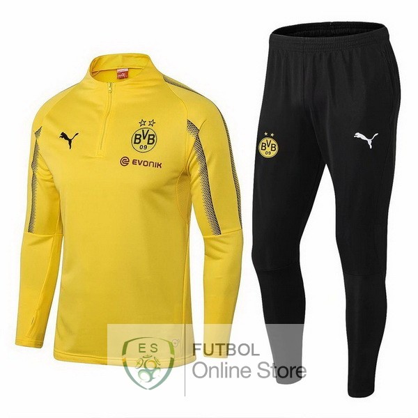 Camiseta Borussia Dortmund Chandal Ninos 18/2019 Negro Amarillo