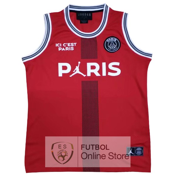 Camiseta Sin Mangas Paris Saint Germain 18/2019 Rojo
