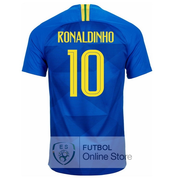 Camiseta Ronaldinho Brasil 2018 Segunda