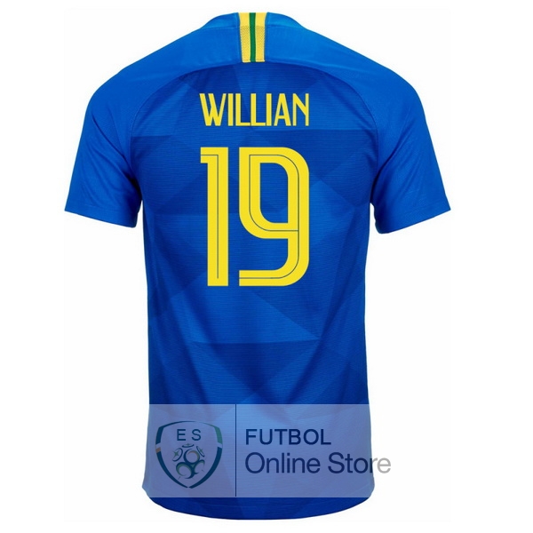 Camiseta Willian Brasil 2018 Segunda