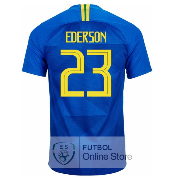 Camiseta Ederson Brasil 2018 Segunda