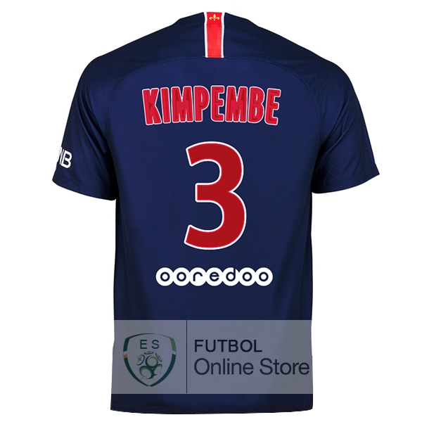 Camiseta Kimpembe Paris Saint Germain 18/2019 Primera