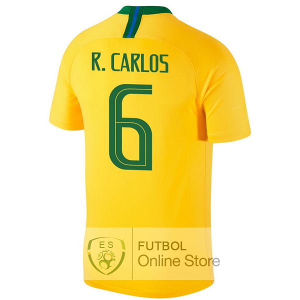 Camiseta R.Carlos Brasil 2018 Primera