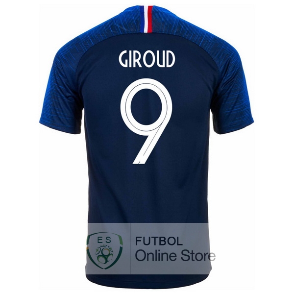 Camiseta Giroud Francia 2018 Primera