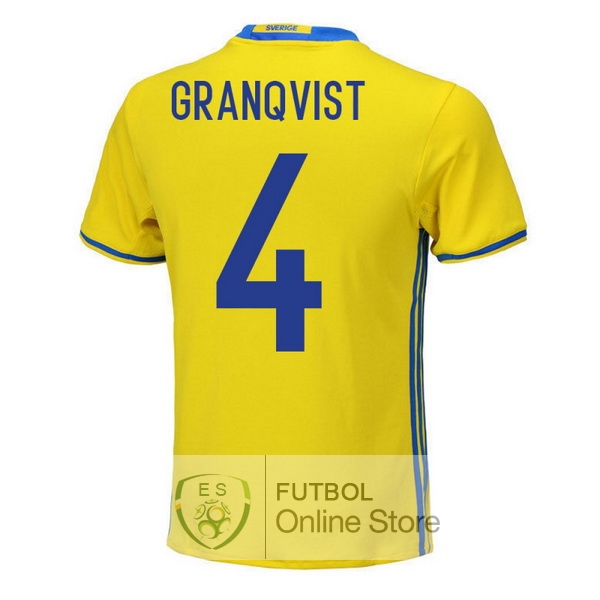Camiseta Granqvist Suecia 2018 Primera