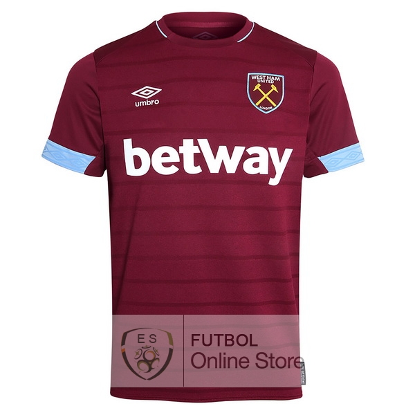 Camiseta West Ham United 18/2019 Primera Camiseta West Ham United 18/2019 Primera