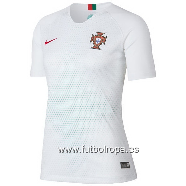 Camiseta Portugal Mujer 2018 Segunda