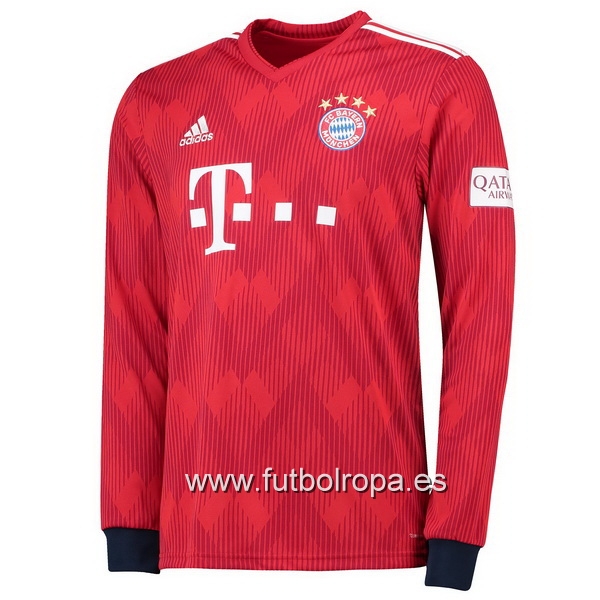 Camiseta Bayern Munich 18/2019 Manga Larga Primera
