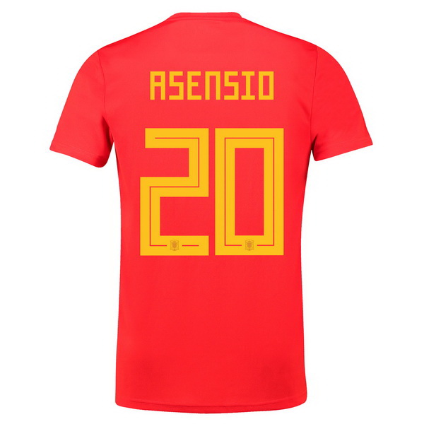 Camiseta Espana Asensio 2018 Primera