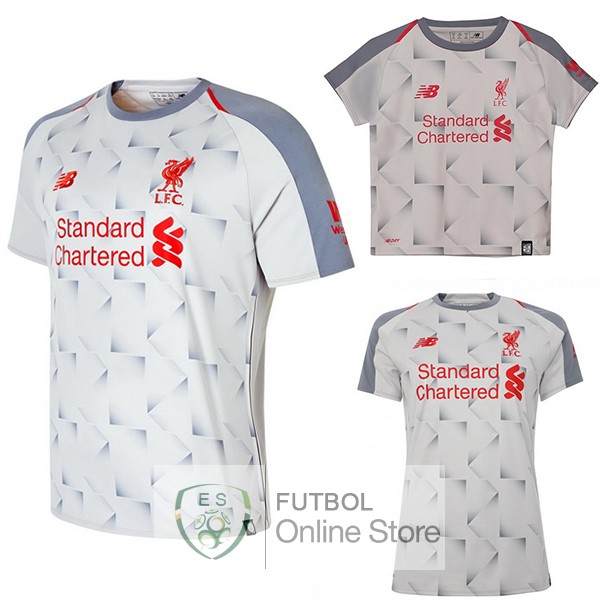 Camiseta Liverpool 18/2019 Tercera (Mujer+Ninos)