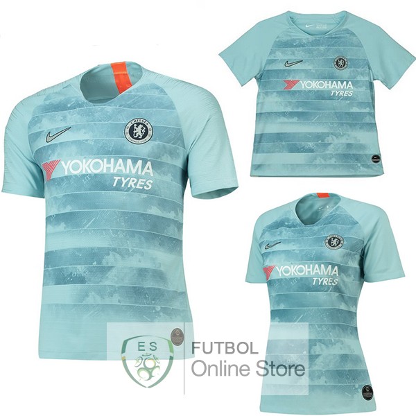 Camiseta Chelsea 18/2019 Tercera (Mujer+Ninos)