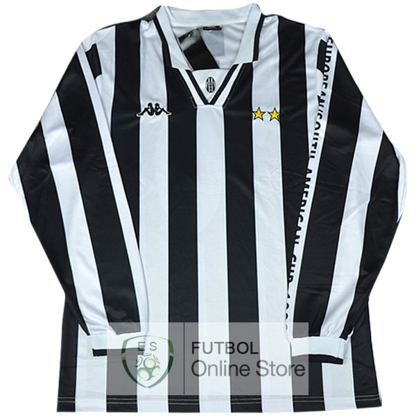 Retro Camiseta Toyota Cup Juventus 1996 Manga Larga Primera