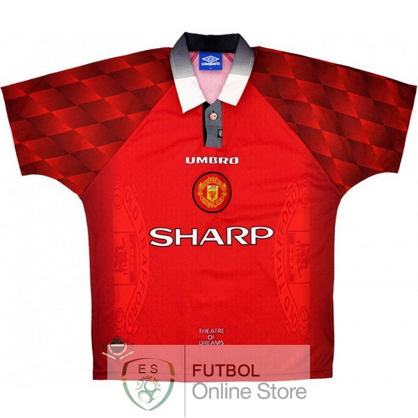 Retro Camiseta Manchester United 1996 1997 Primera