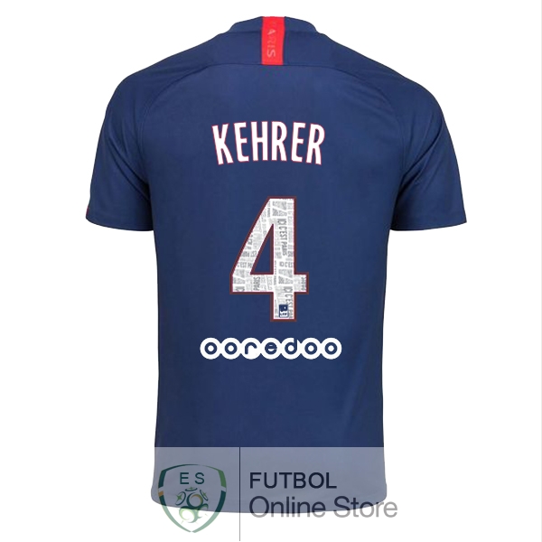 Camiseta Kehrer Paris Saint Germain 19/2020 Primera