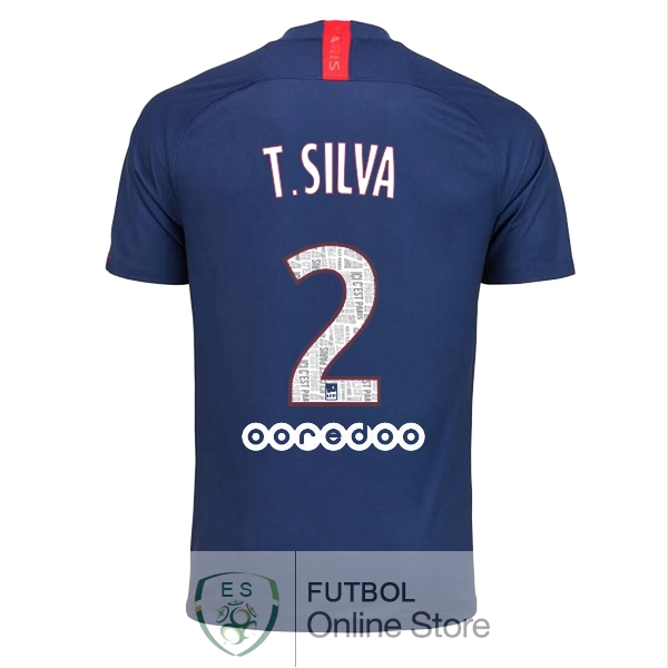 Camiseta T.Silva Paris Saint Germain 19/2020 Primera