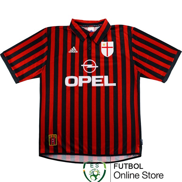 Retro Camiseta AC Milan 1999-2000 Primera